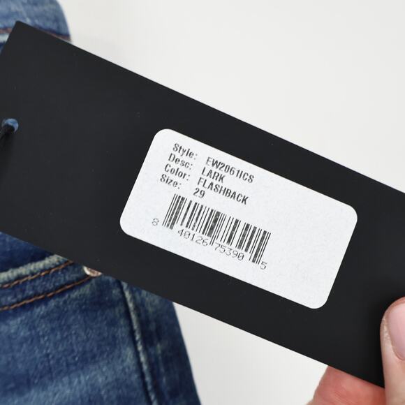 Edwin Lark Mid Rise Bootcut Denim Jean Flashback Blue Size 29 NWT EW2061ICS - Picture 4 of 6